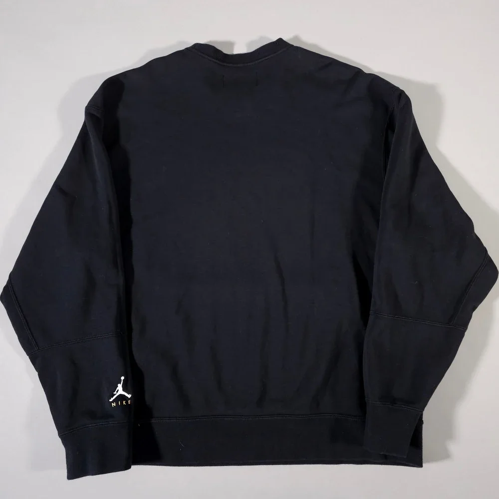 Jordan Jumpman Sweatshirt Mens XL‎ Black DA7194-010 Fleece Crewneck Kangaroo